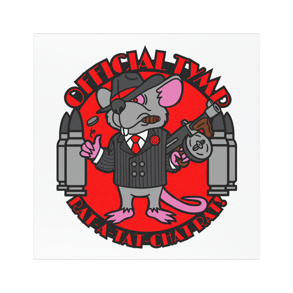 Rat-A-Tat-Chat-Rat! Car Magnets