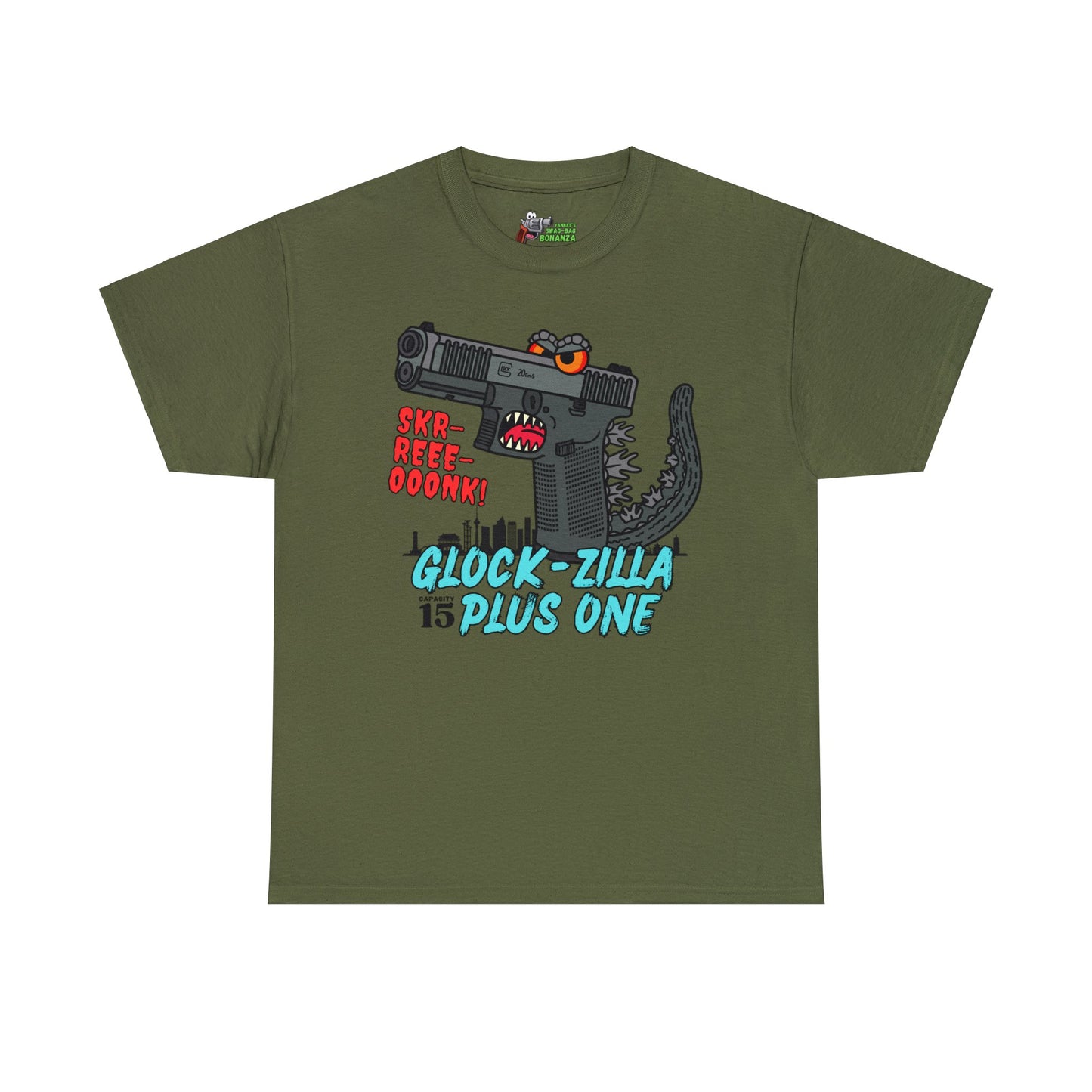 Glock-zilla! Unisex Heavy Cotton Tee