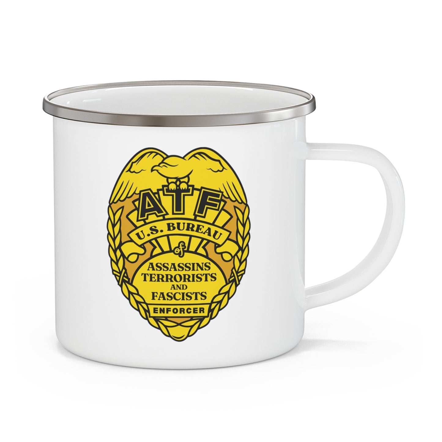 ATF! Enamel Camping Mug