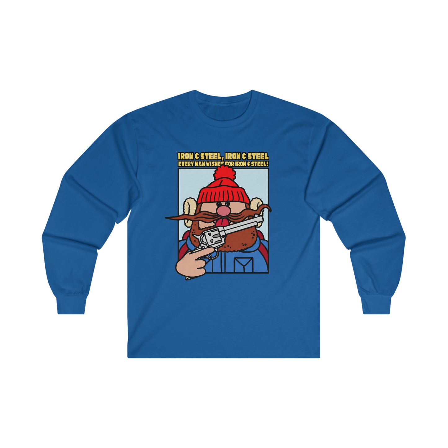 Iron & Steel! Ultra Cotton Long Sleeve Tee