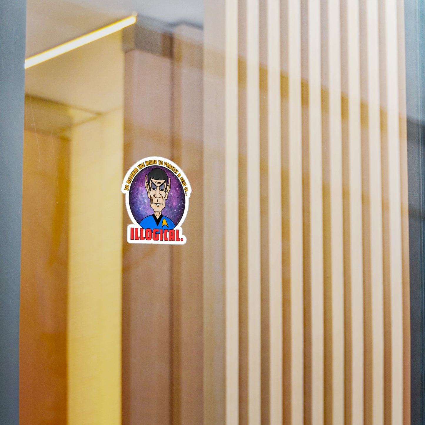 Illogical Kiss-Cut Vinyl Decals