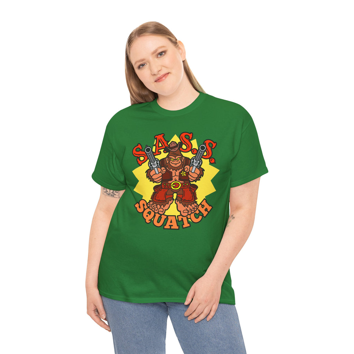 SASS-Squatch Unisex Heavy Cotton Tee