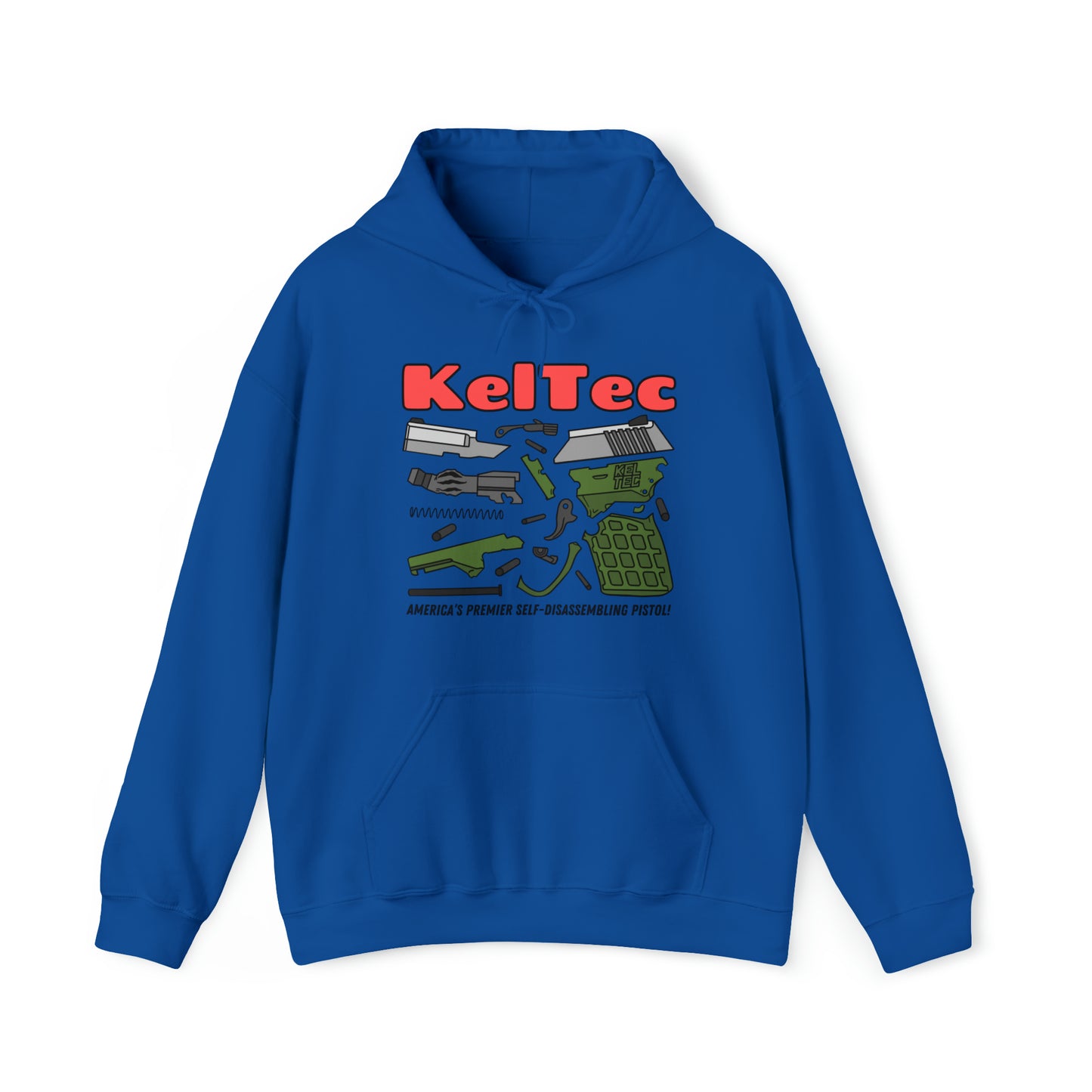 KELTEC Disassembled Unisex Heavy Blend™ Hooded Sweatshirt