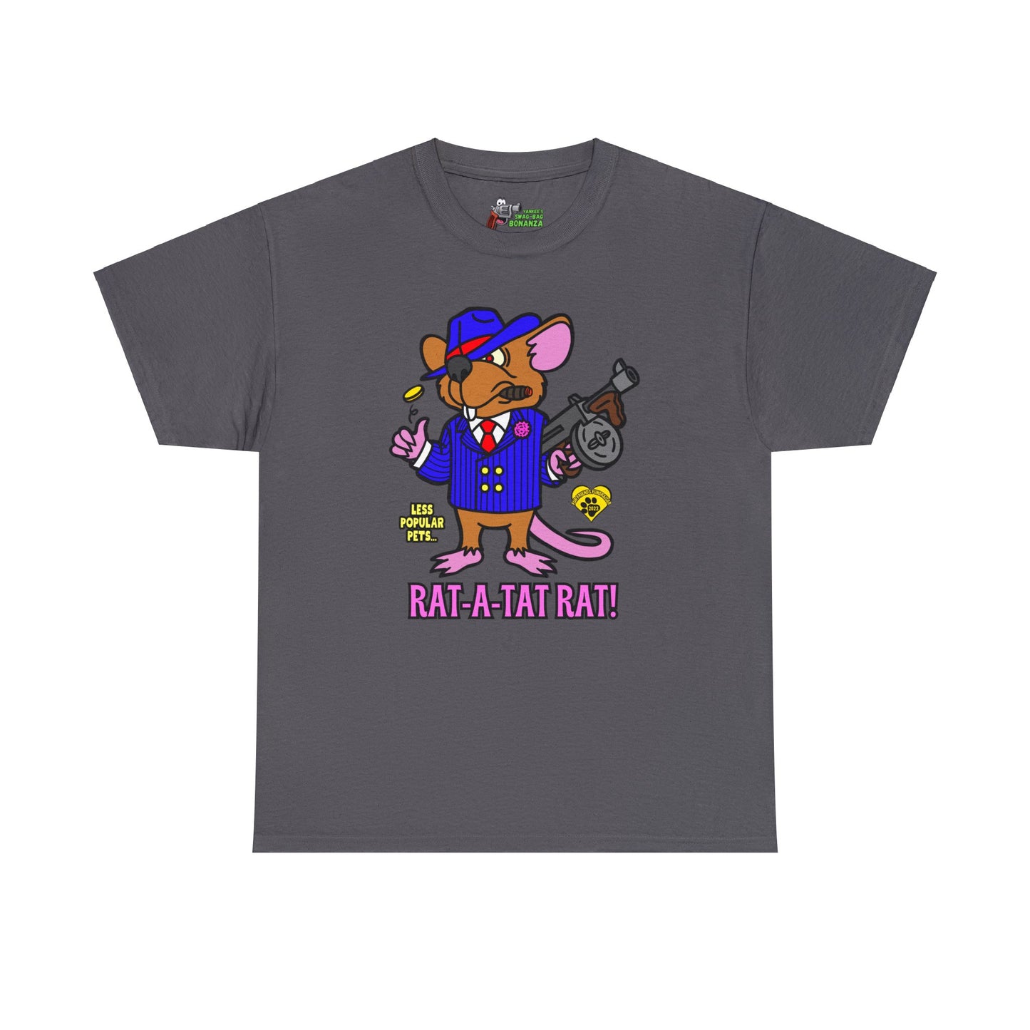 Rat-a-tat Rat! Unisex Heavy Cotton Tee