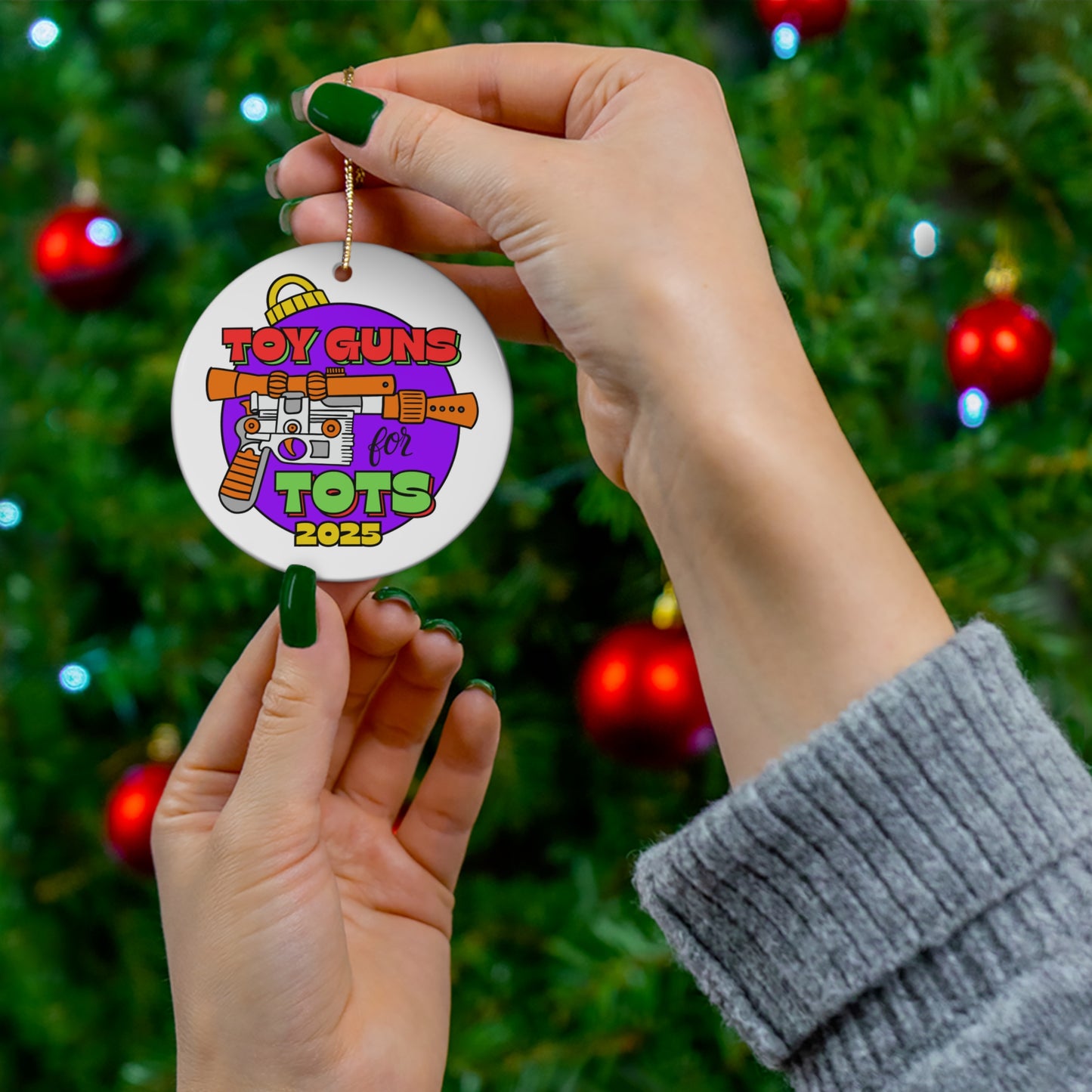 TG4T'25 Donations Gift Ceramic Ornament, 1-Pack