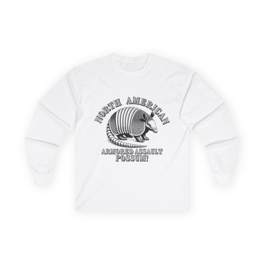 North American Armored Assault Possum! Unisex Ultra Cotton Long Sleeve Tee