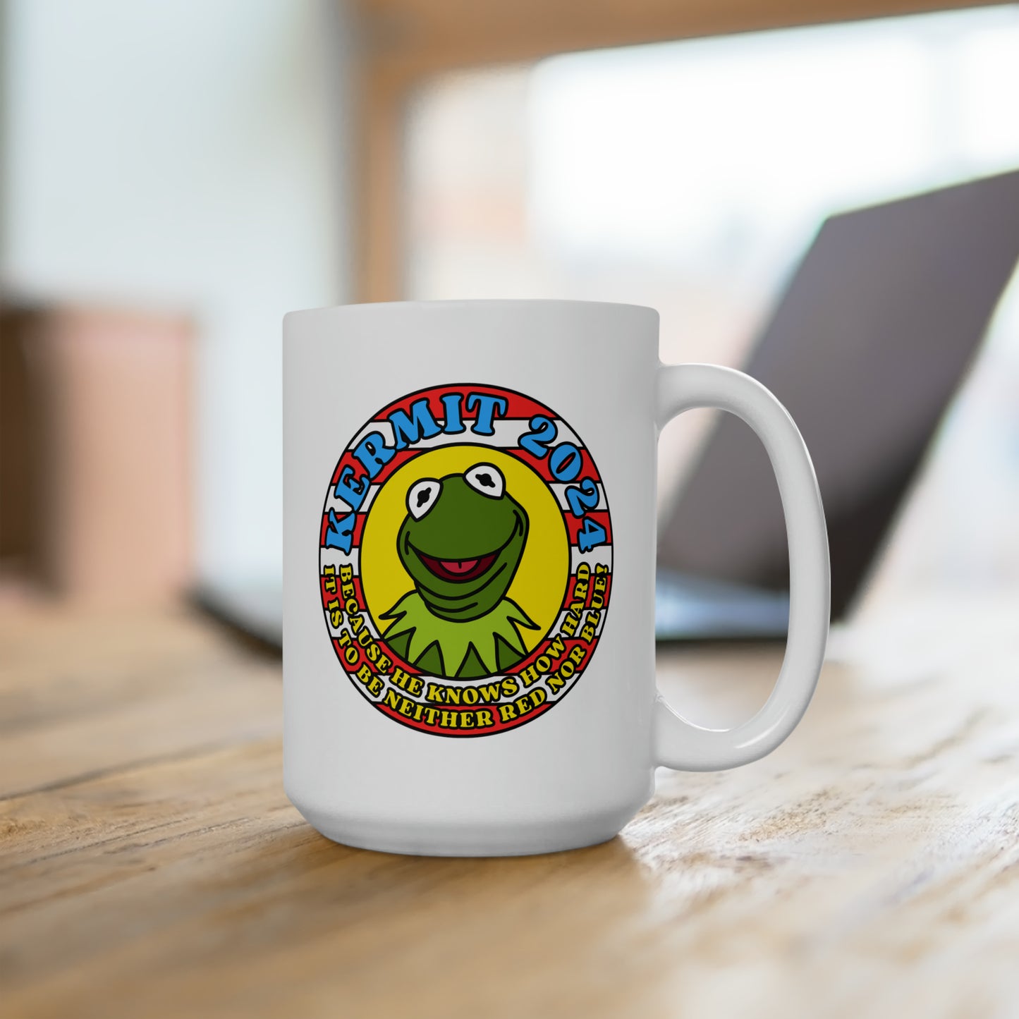 Kermit 2024! Ceramic Mug 15oz