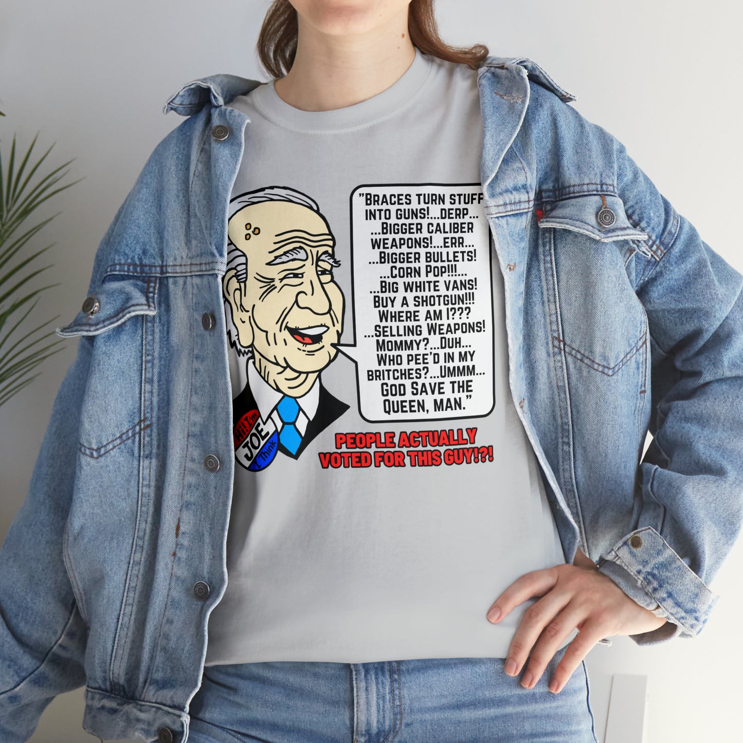 Biden Talk Unisex Heavy Cotton Tee