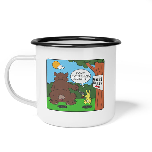 Bear & Rabbit Business Enamel Camp Cup