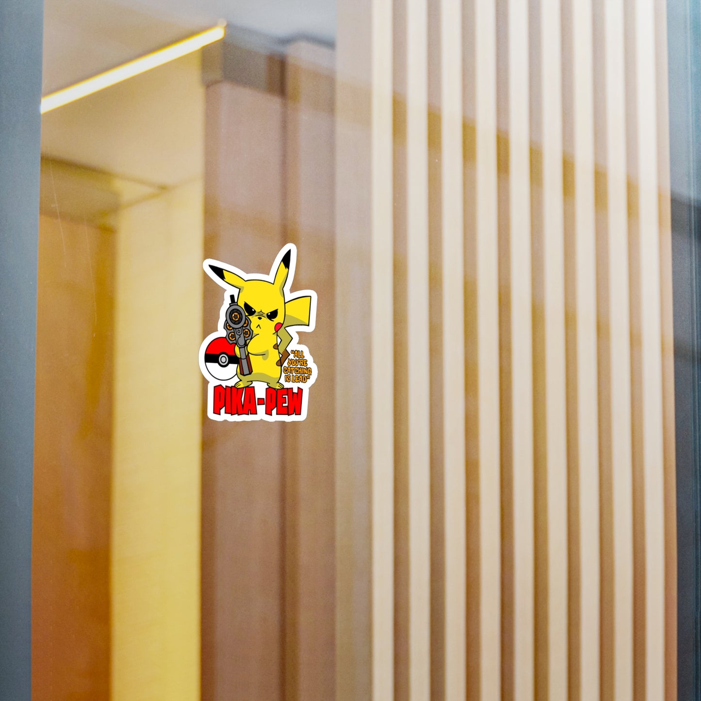 PIKA-PEW Kiss-Cut Vinyl Decals