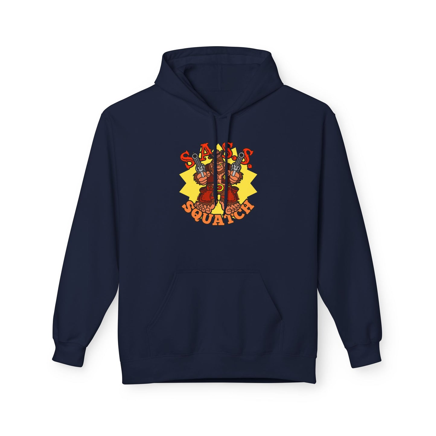 SASS-Squatch! Unisex Midweight Softstyle Fleece Hoodie