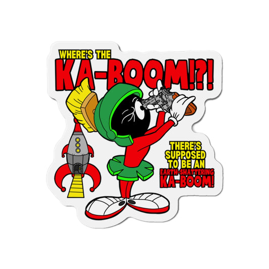 Where's the Ka-Boom!?! Die-Cut Magnets