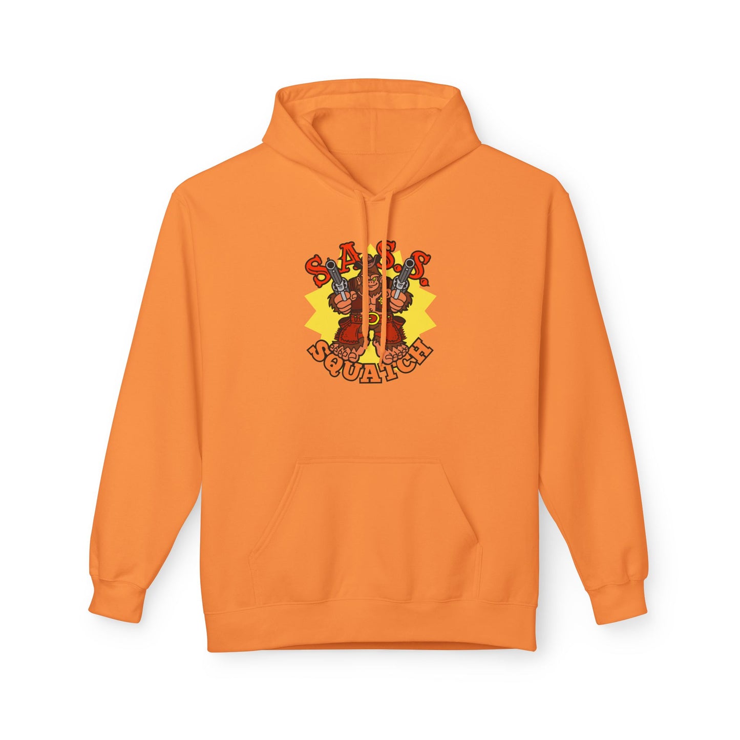 SASS-Squatch! Unisex Midweight Softstyle Fleece Hoodie