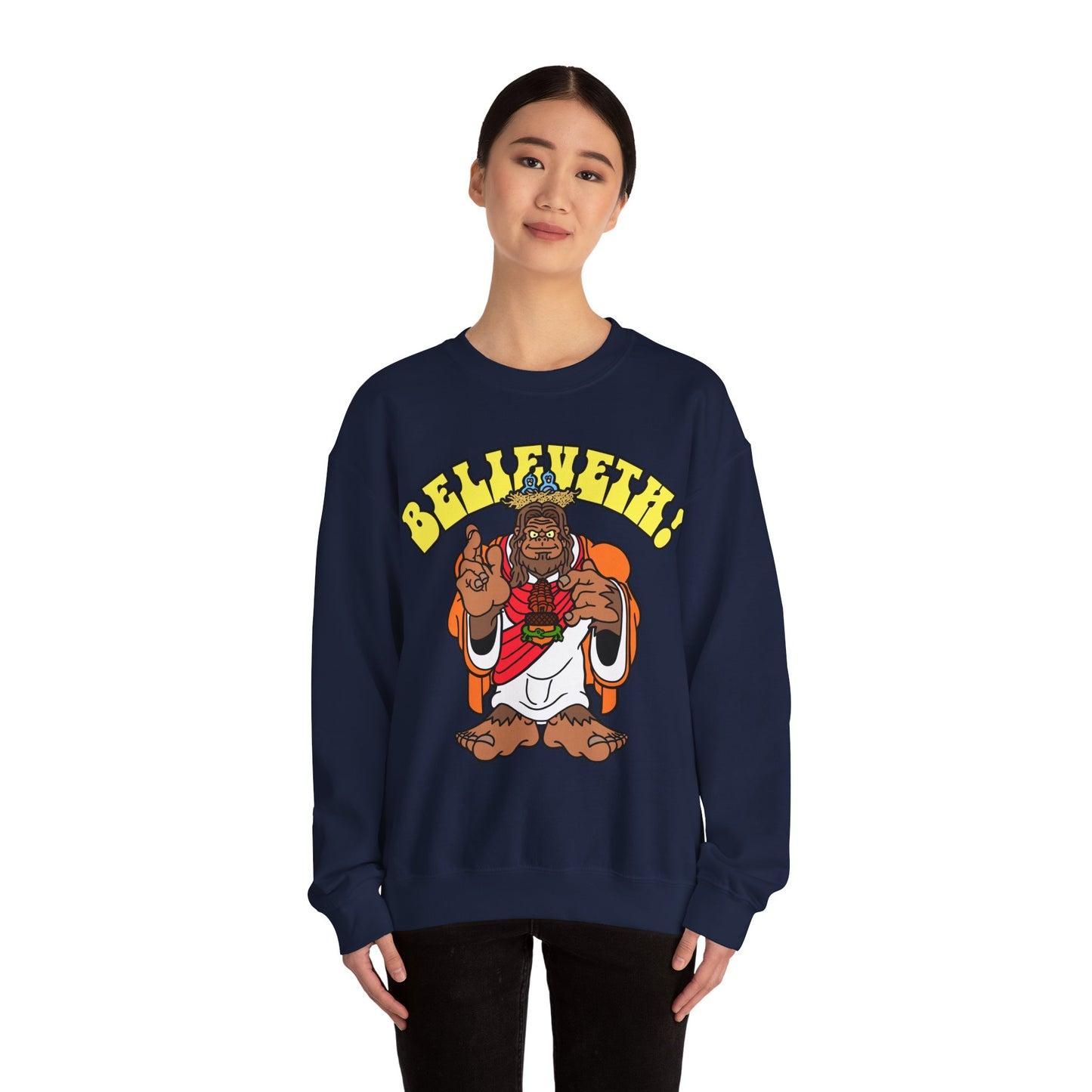 Believeth! Unisex Heavy Blend™ Crewneck Sweatshirt