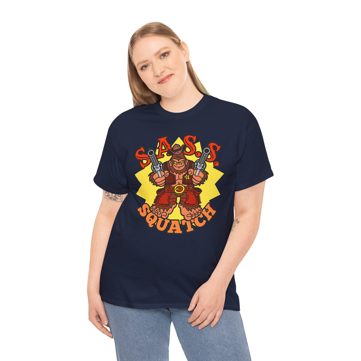 SASS-Squatch Unisex Heavy Cotton Tee