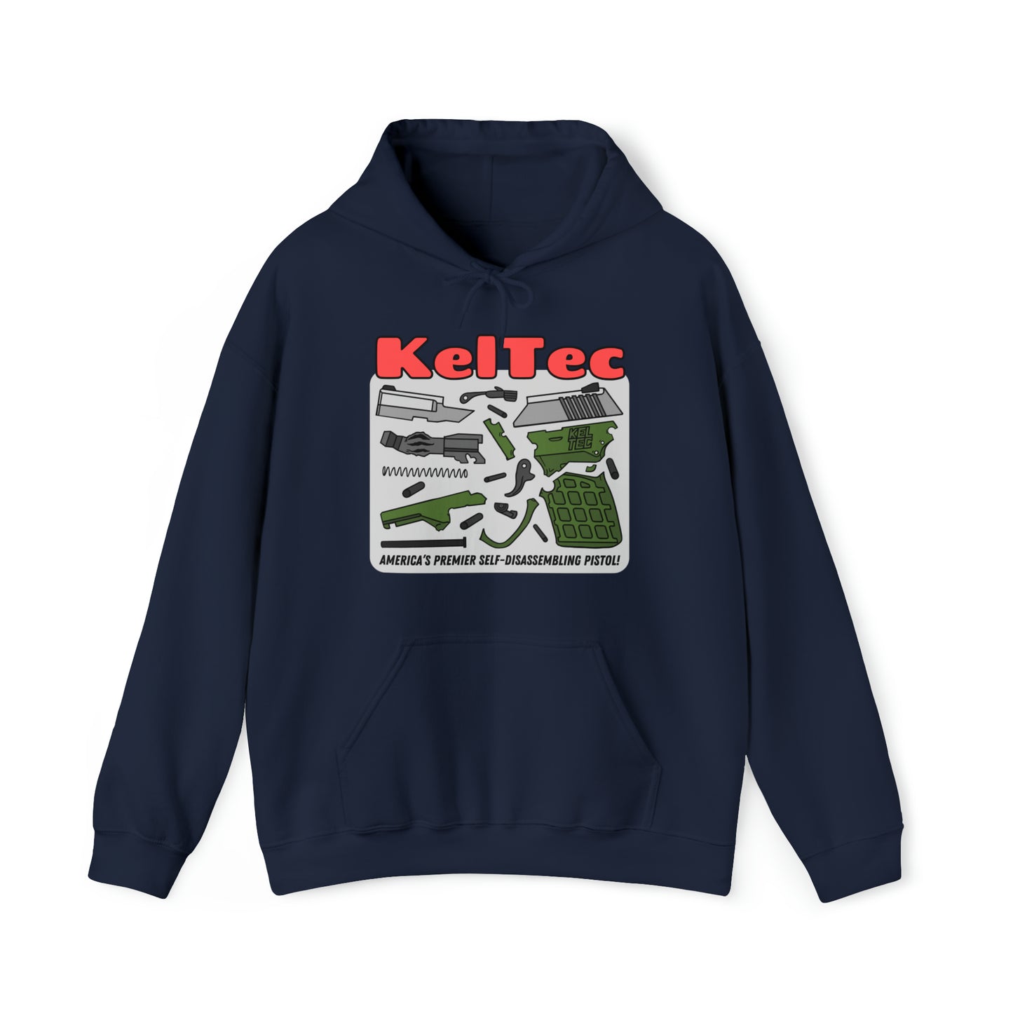 KELTEC Disassembled Unisex Heavy Blend™ Hooded Sweatshirt