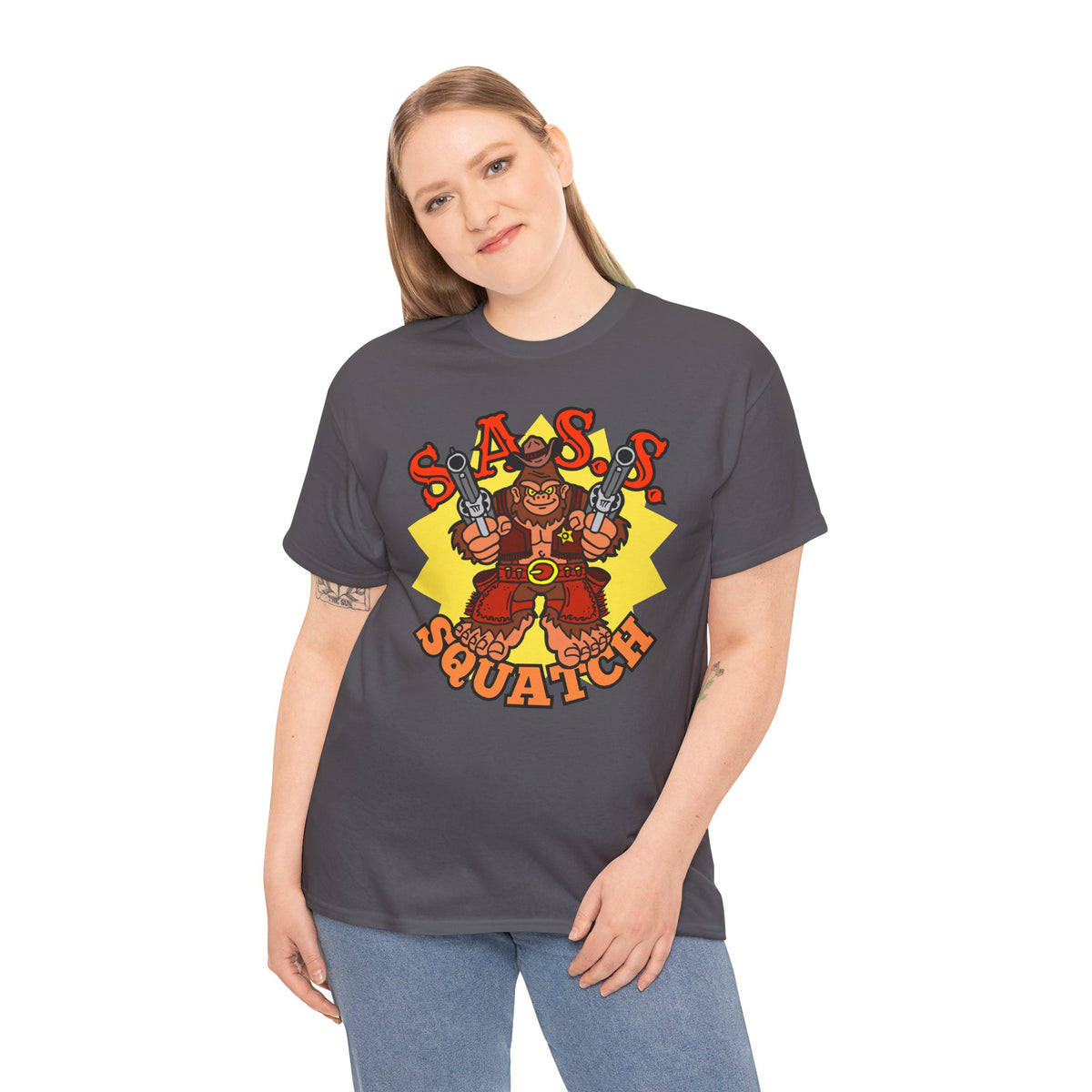 SASS-Squatch Unisex Heavy Cotton Tee