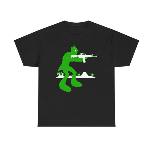 Sleestak & AR15! Unisex Heavy Cotton Tee