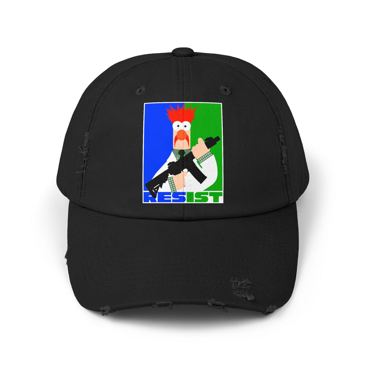 Resist! Unisex Distressed Cap