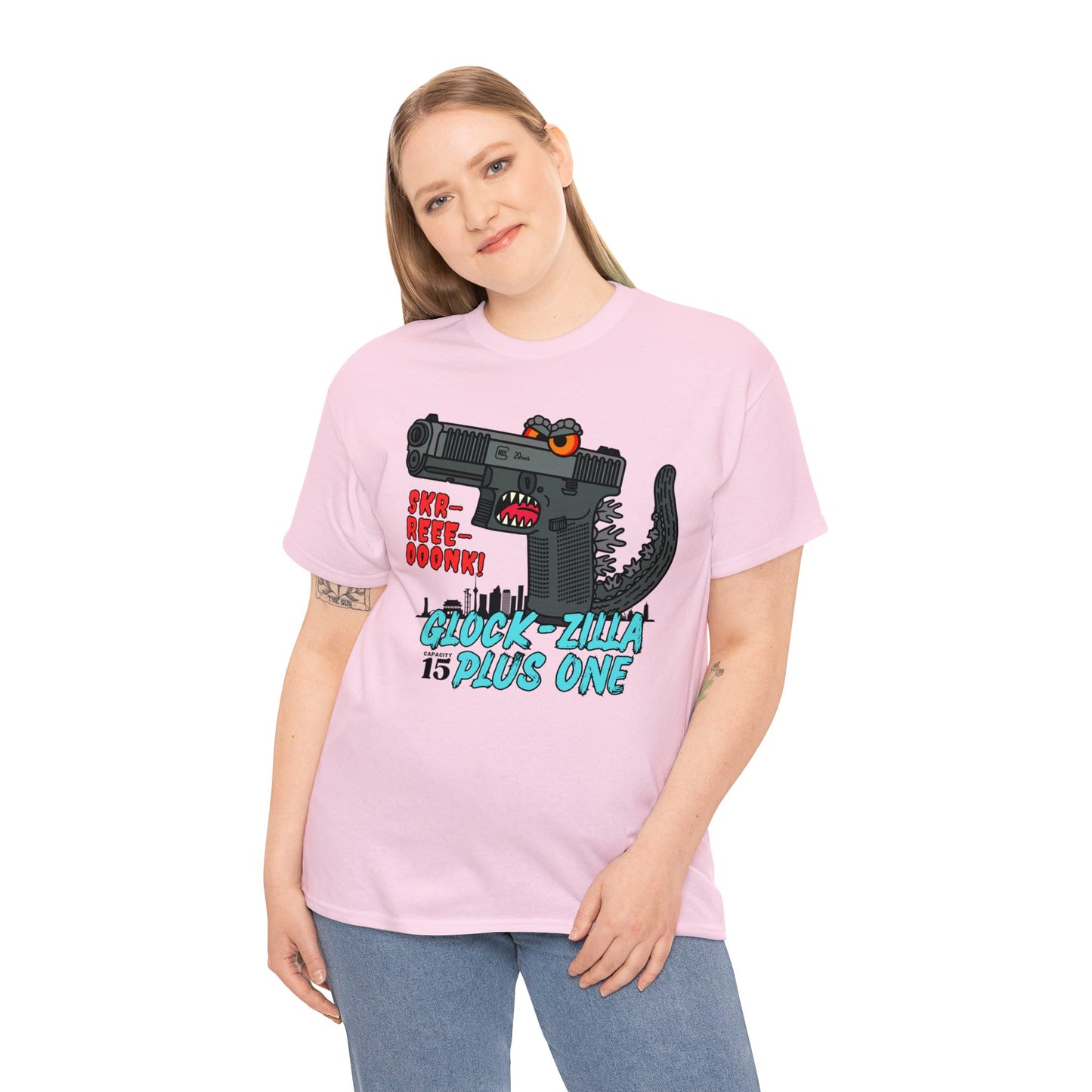 Glock-zilla! Unisex Heavy Cotton Tee