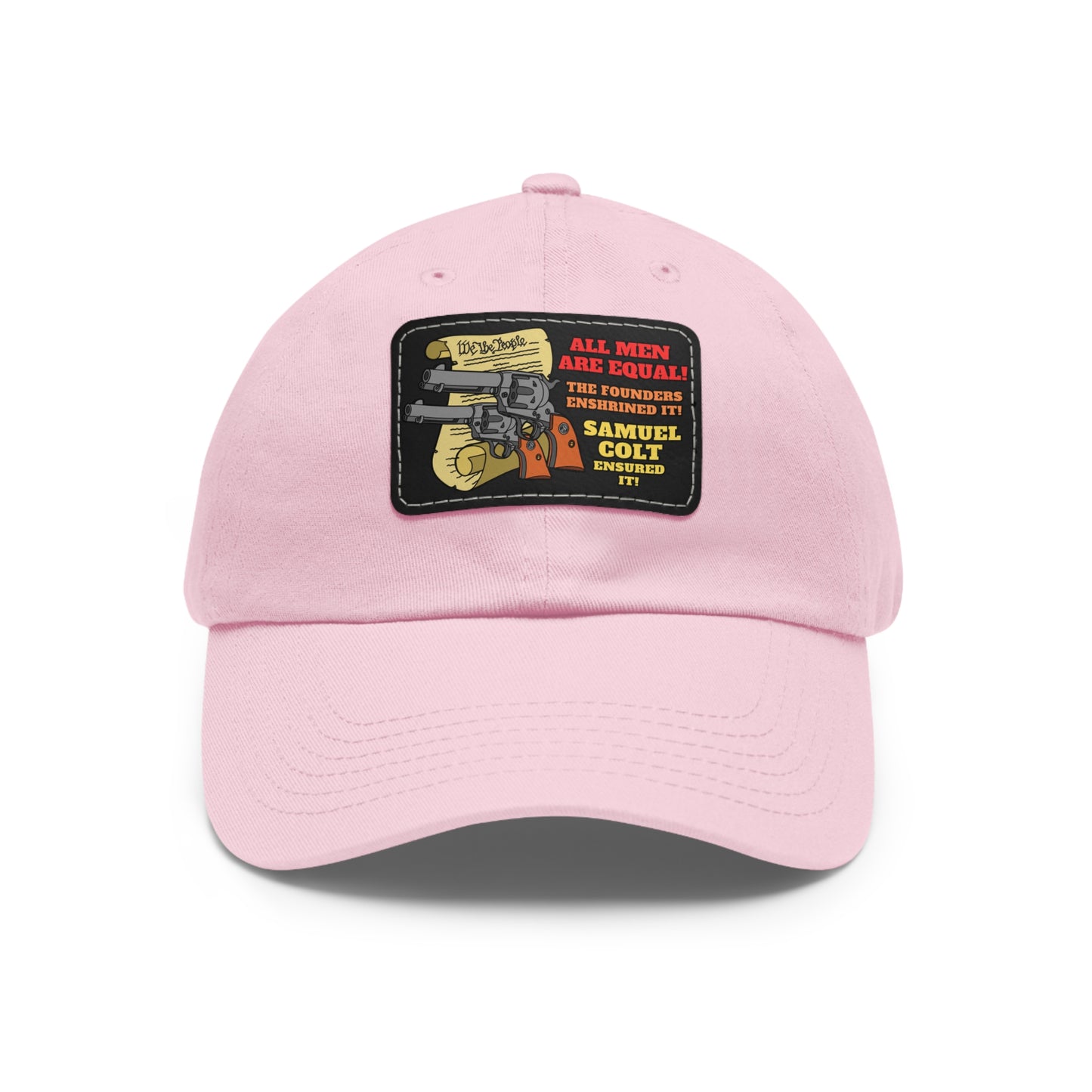 Equalizers! Dad Hat with Leather Patch (Rectangle)