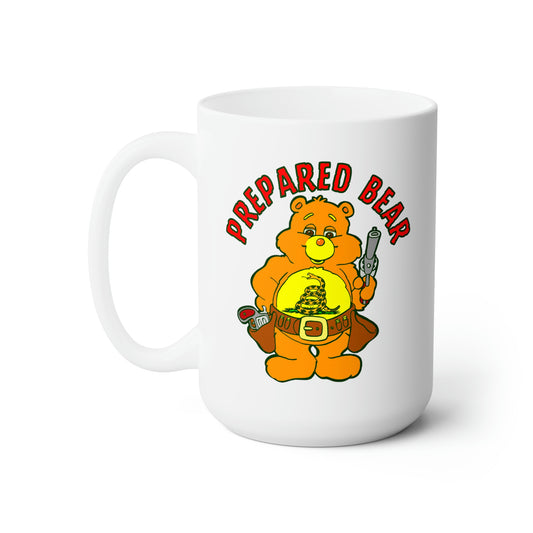 Prepared Bear Ceramic Mug 15oz