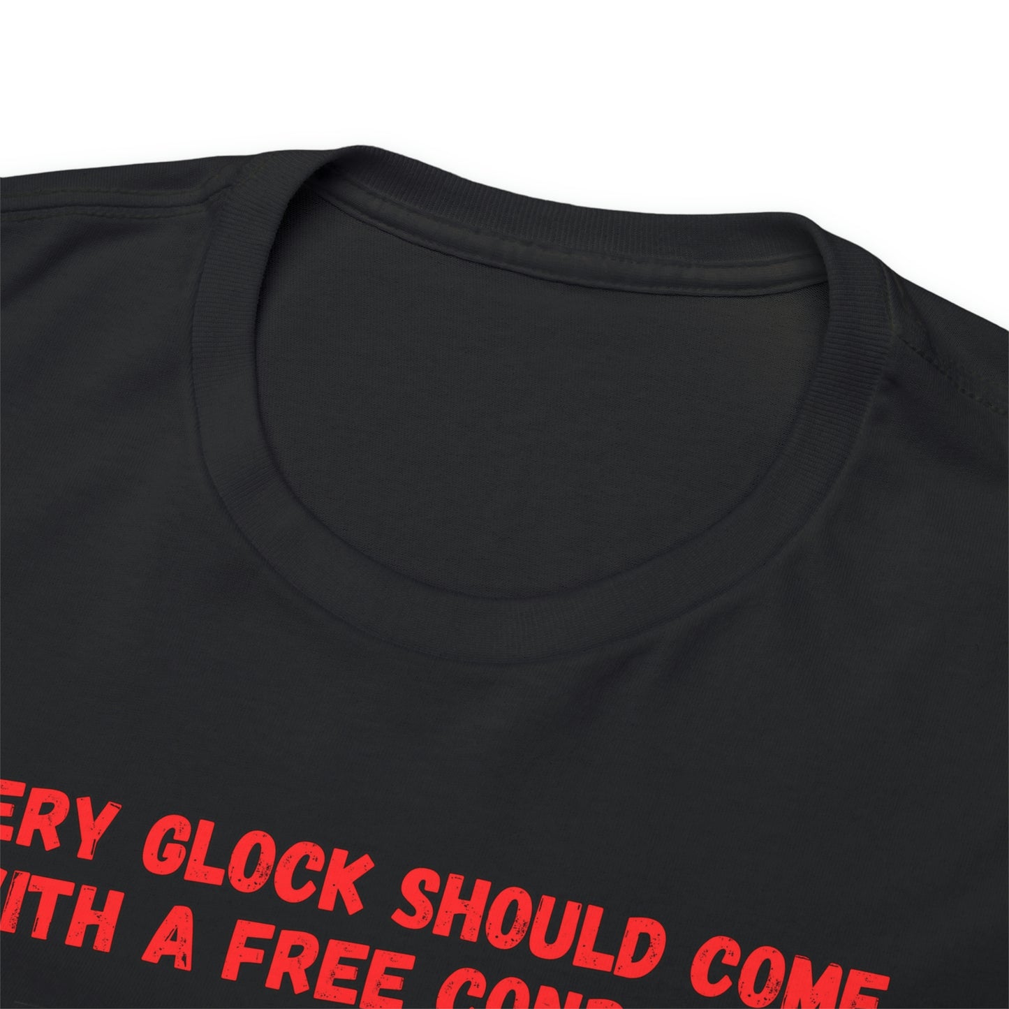 GLOCK CONDOM Unisex Heavy Cotton Tee