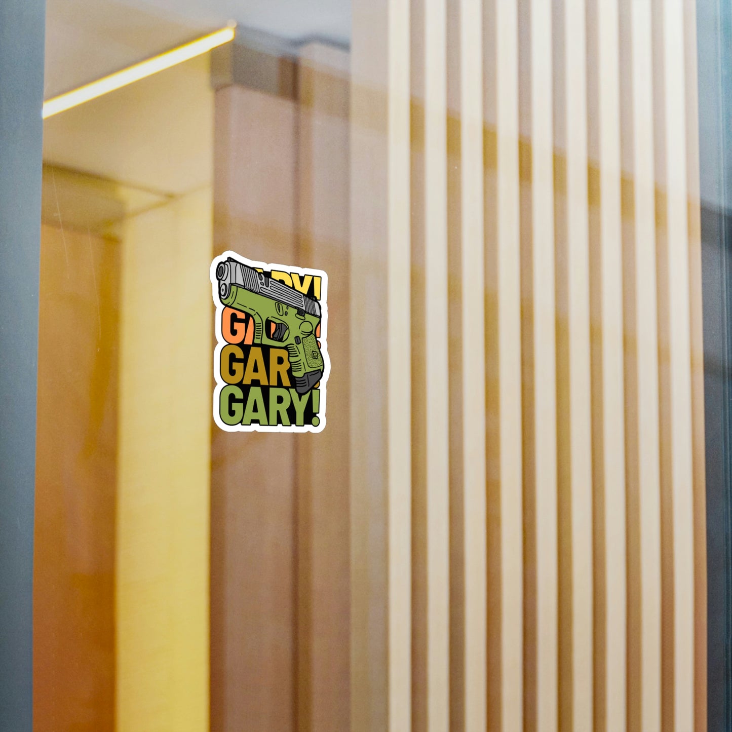 Gary the Glock Kiss-Cut Vinyl Decals