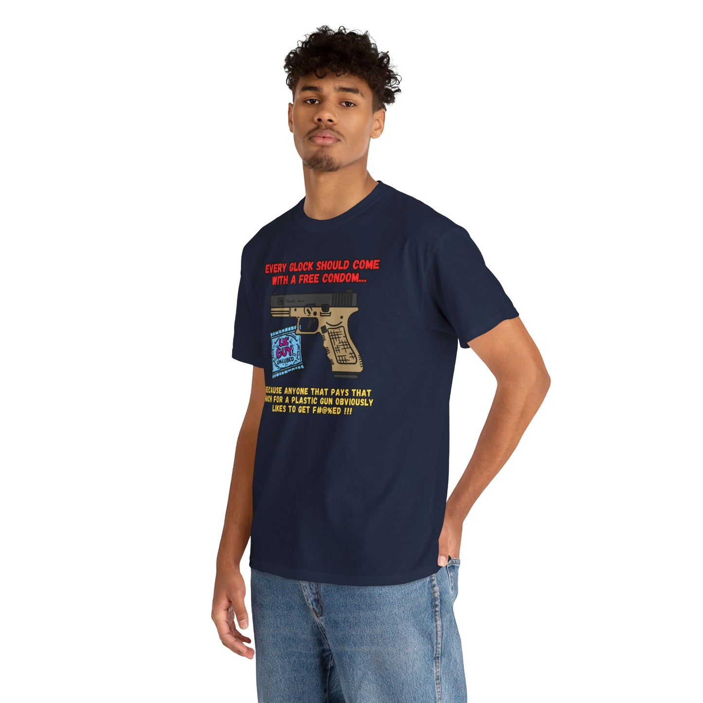 GLOCK CONDOM Unisex Heavy Cotton Tee