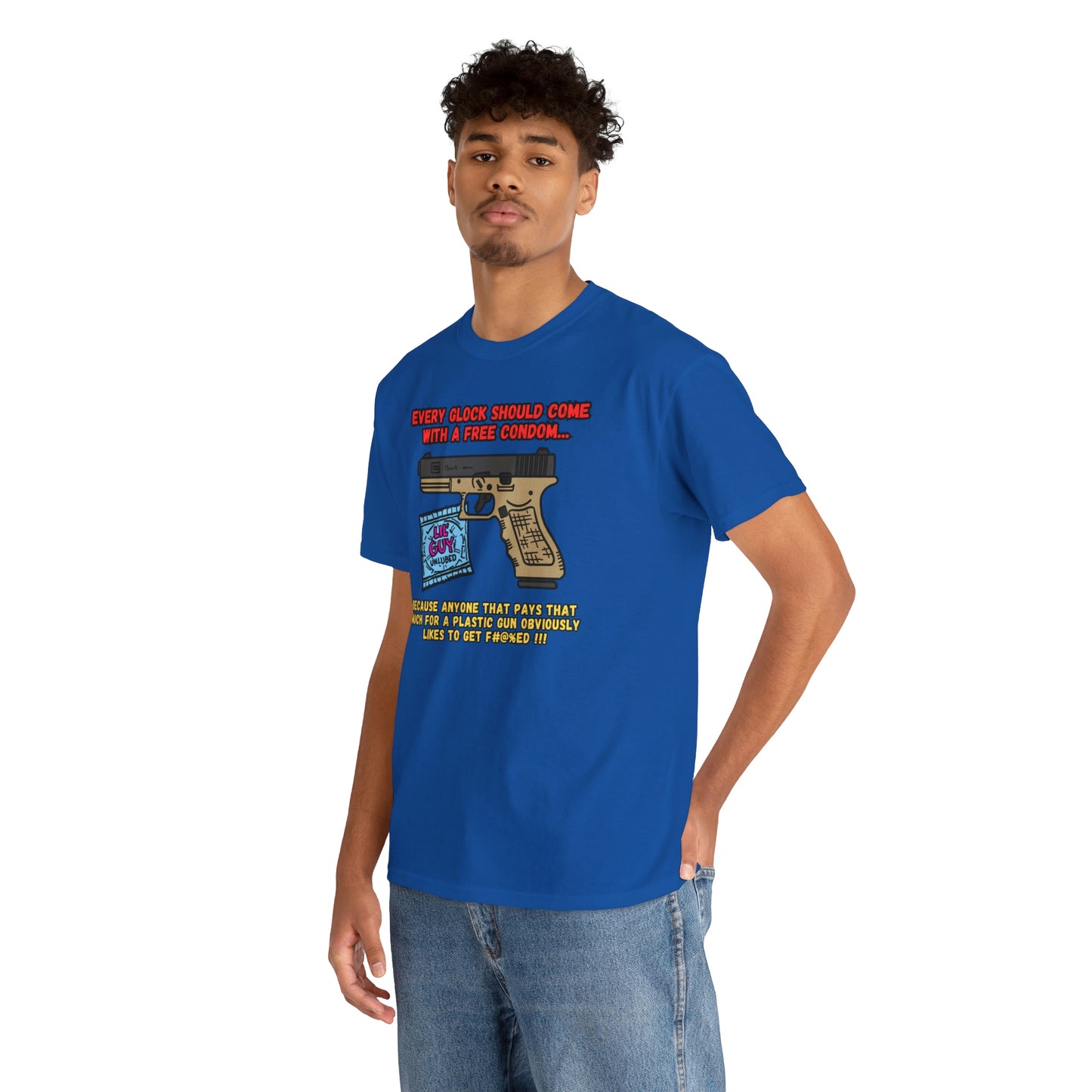 GLOCK CONDOM Unisex Heavy Cotton Tee