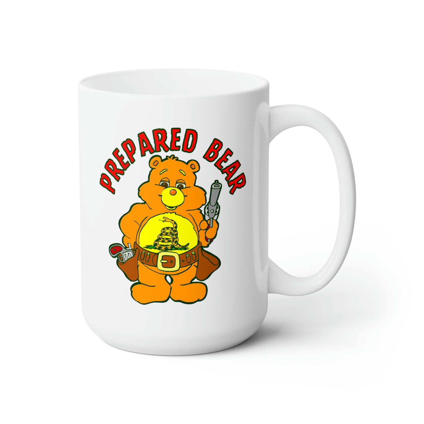 Prepared Bear Ceramic Mug 15oz