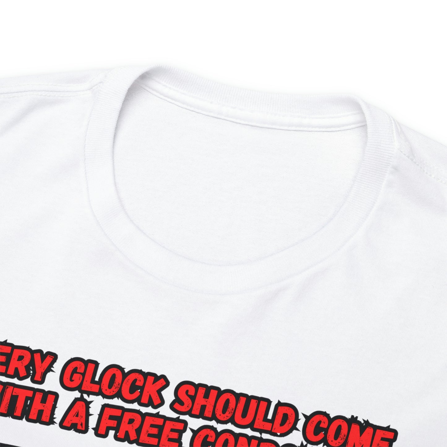 GLOCK CONDOM Unisex Heavy Cotton Tee