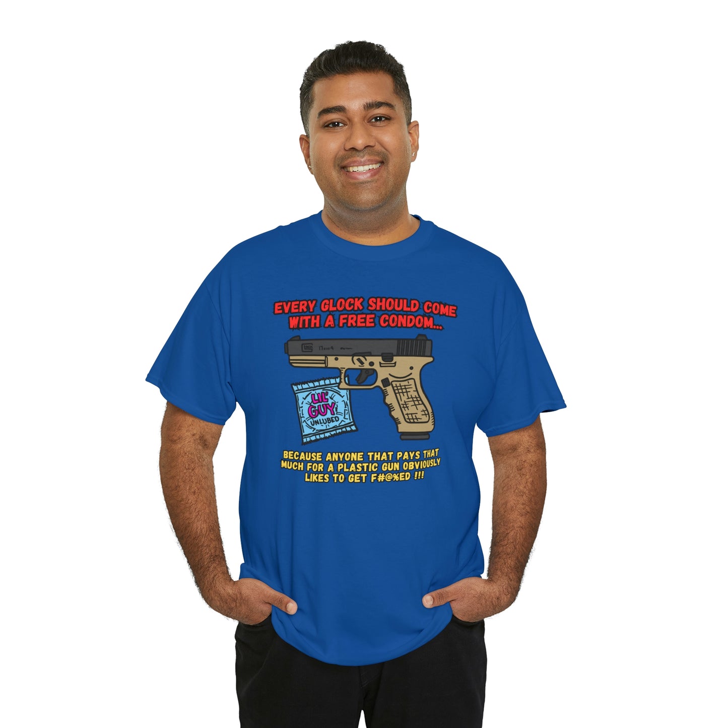 GLOCK CONDOM Unisex Heavy Cotton Tee