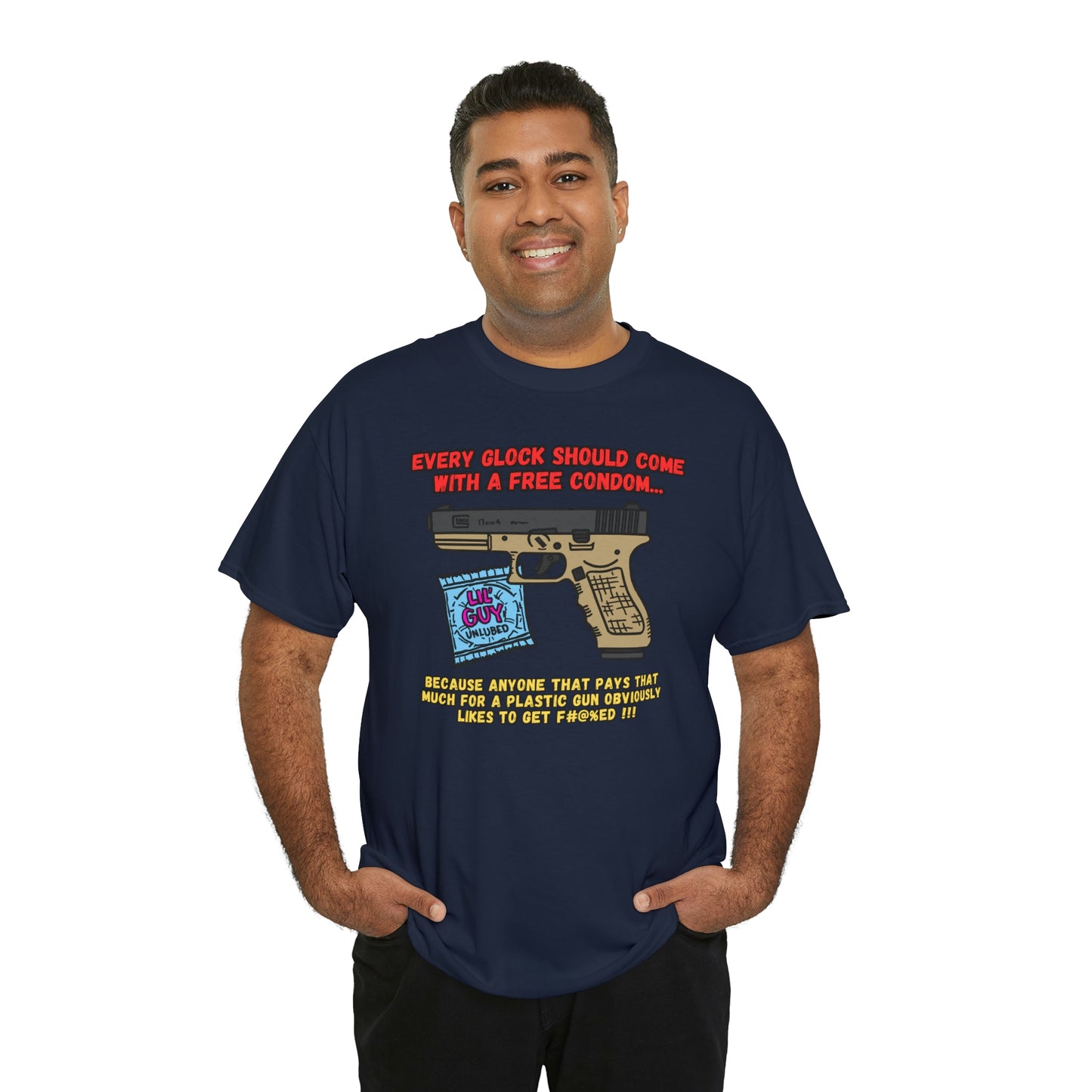 GLOCK CONDOM Unisex Heavy Cotton Tee