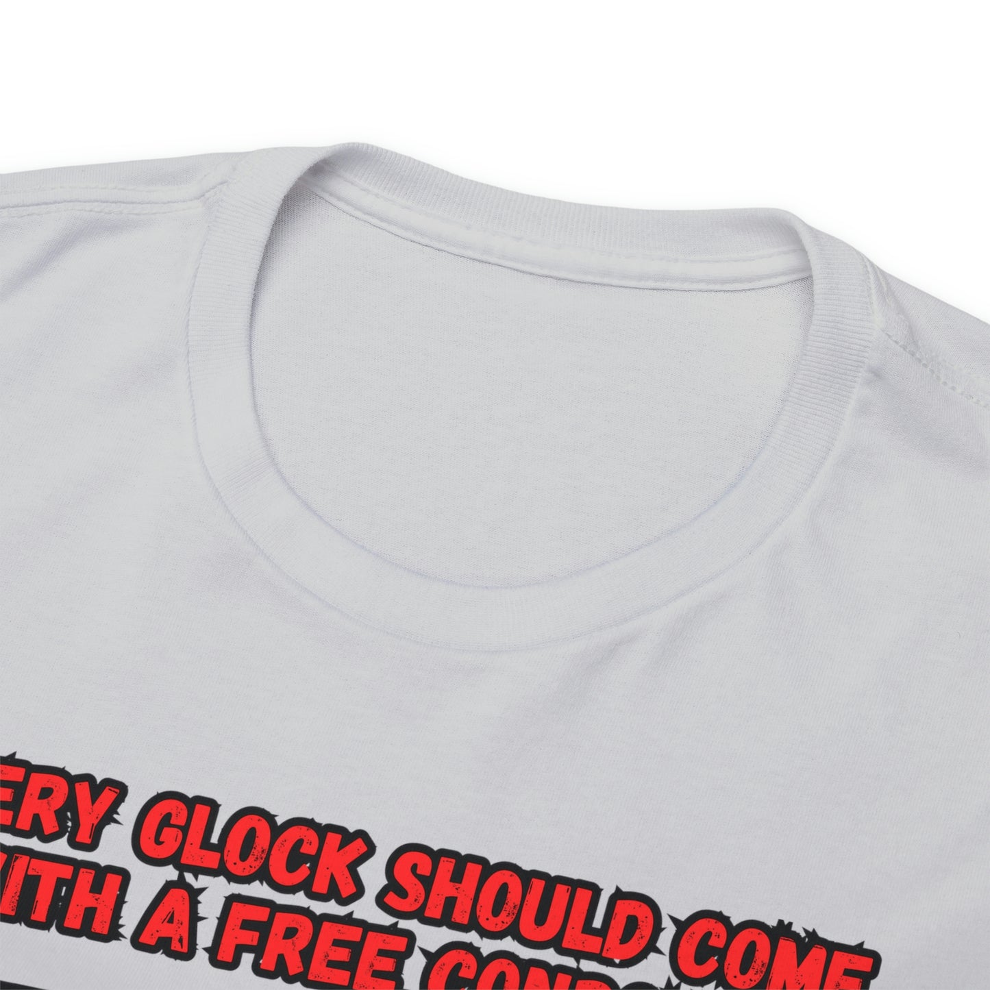 GLOCK CONDOM Unisex Heavy Cotton Tee