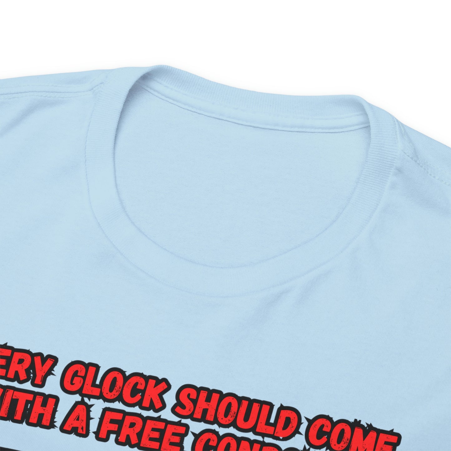 GLOCK CONDOM Unisex Heavy Cotton Tee